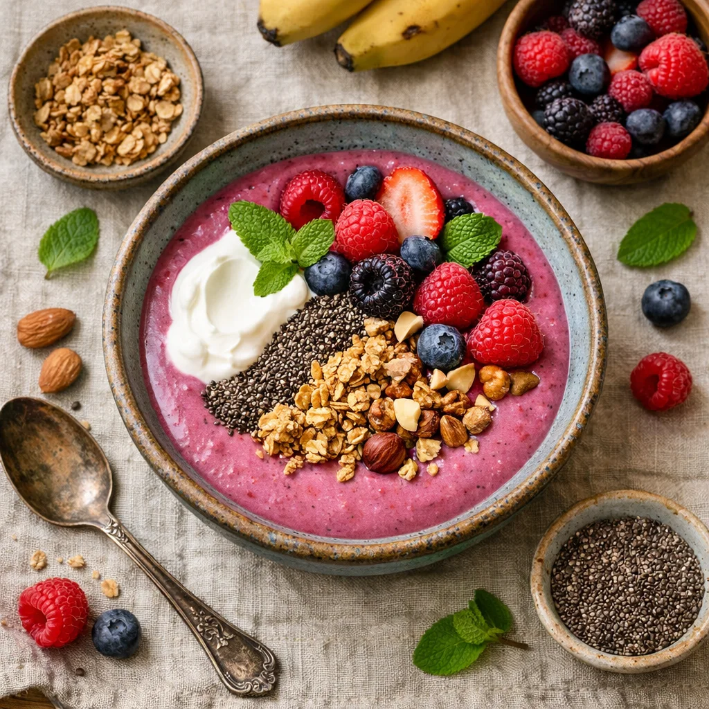 Energie-Boostende Smoothie Bowl