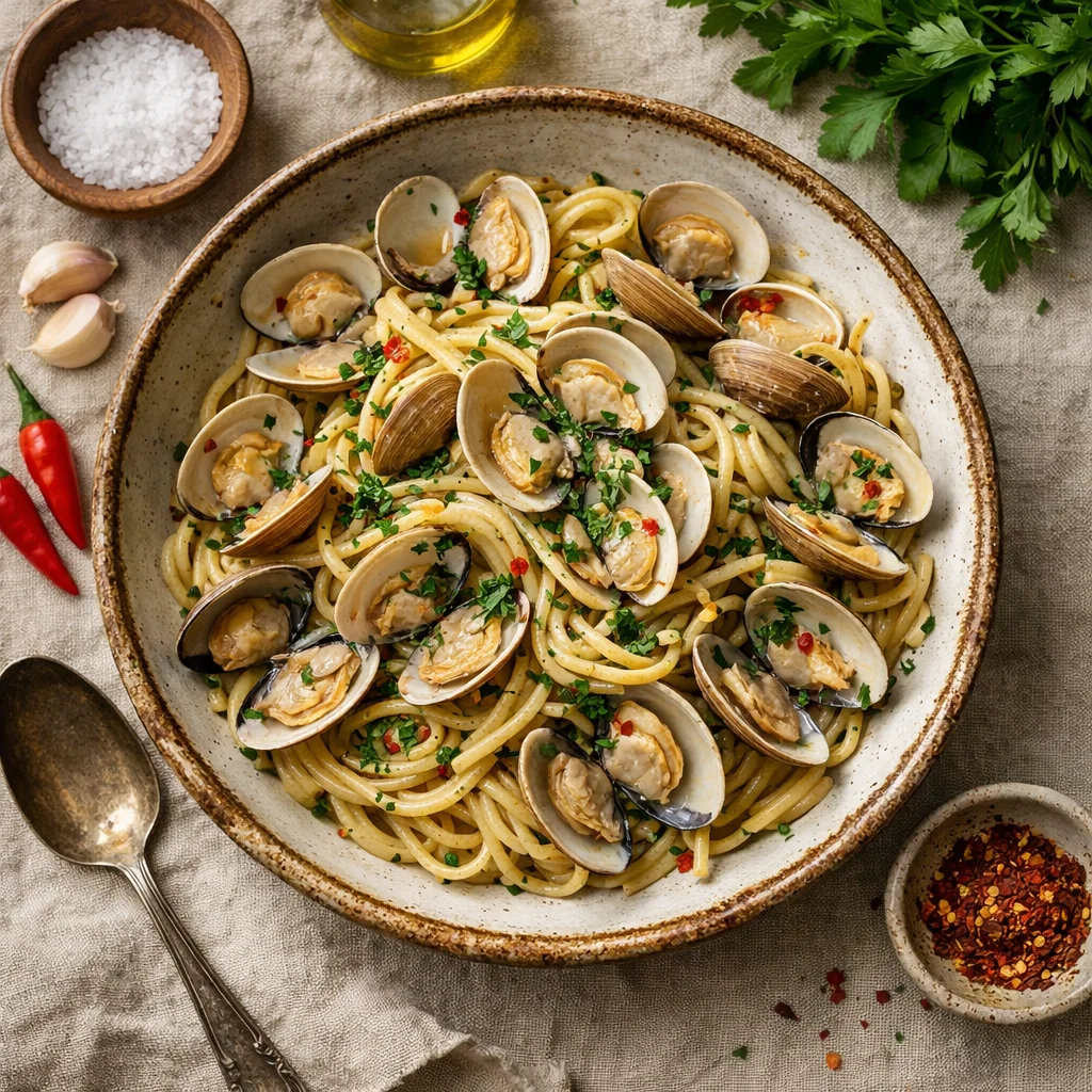 Gezonde Spaghetti alle Vongole