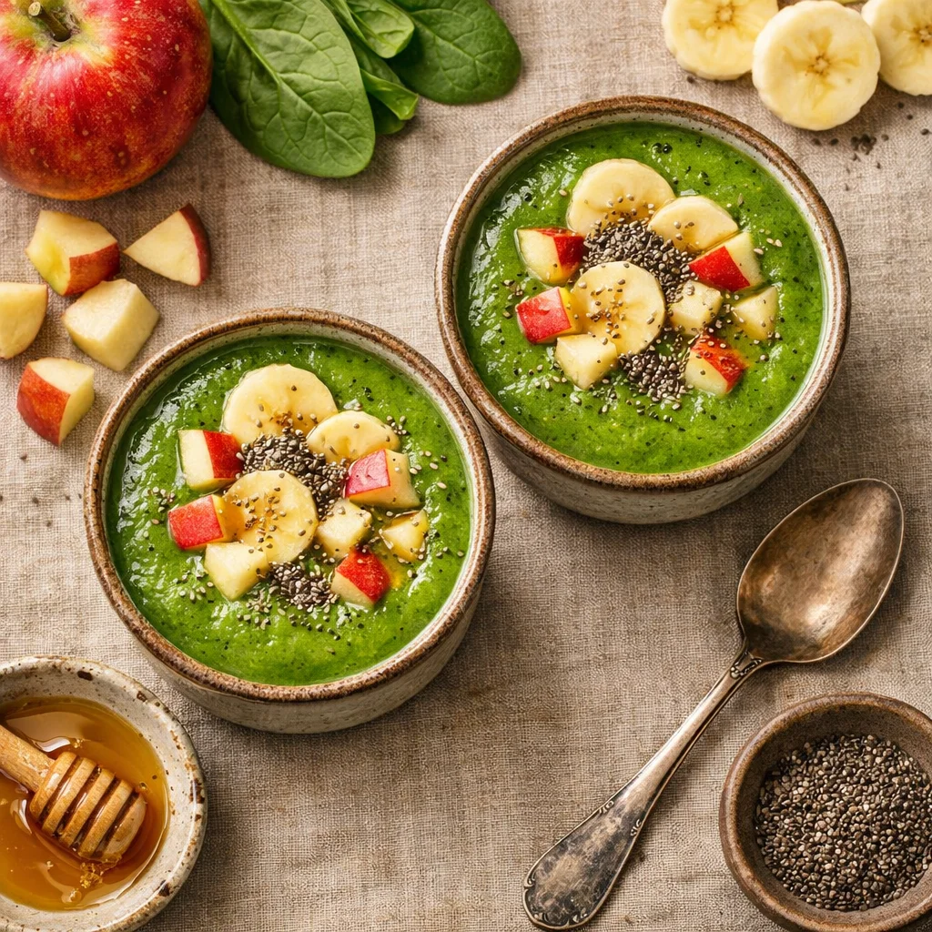 Heerlijke Spinazie Smoothie met Appel en Banaan
