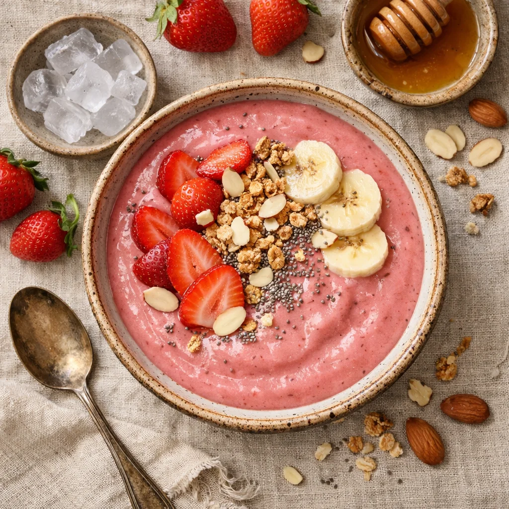 Gezonde Aardbei-Banaan Smoothie