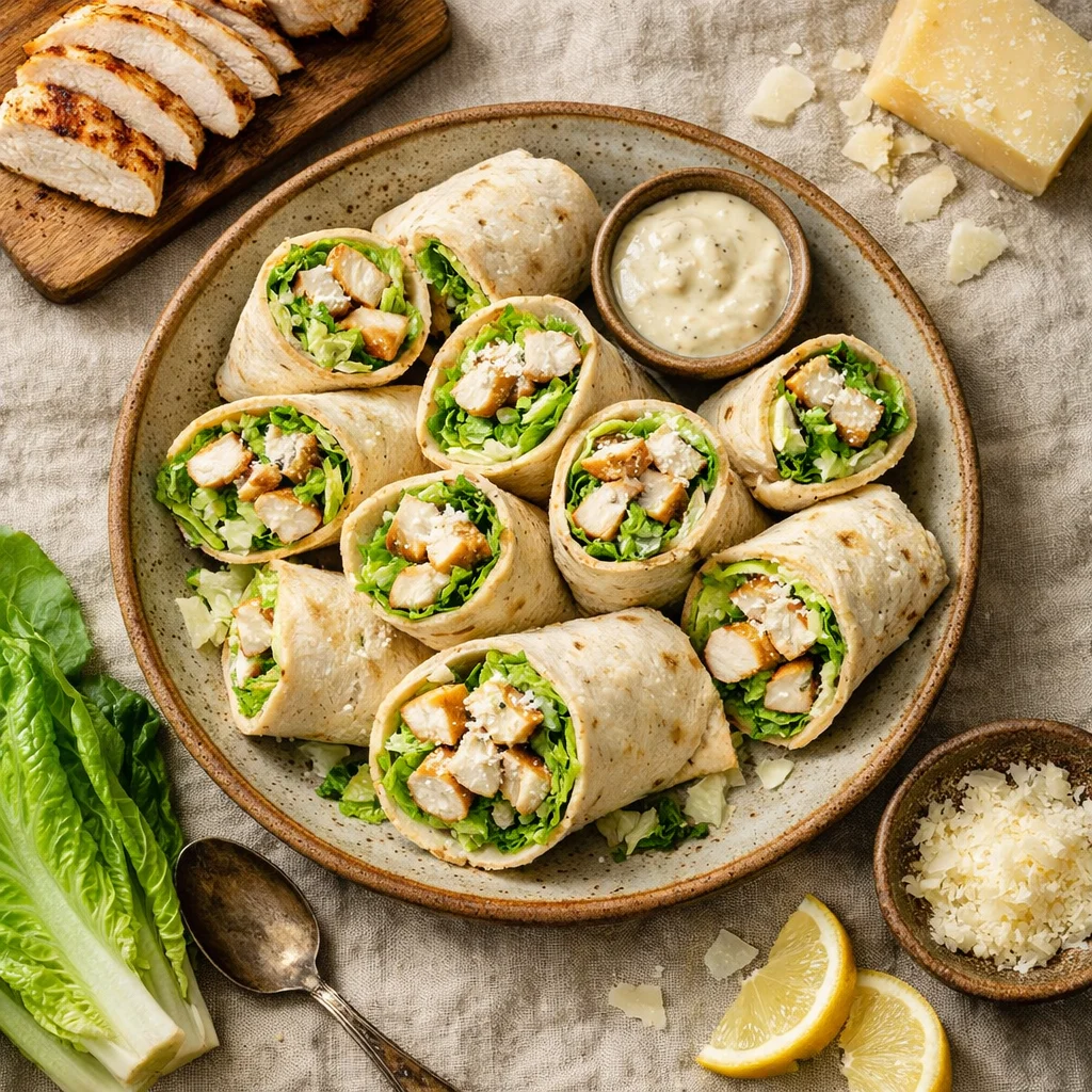 Gegrilde Kip Caesar Salade Wrap