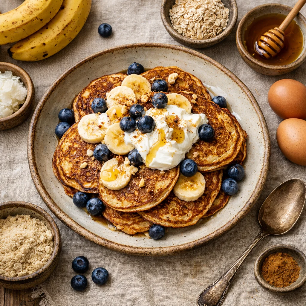 Eiwitrijke Pannenkoeken met Bananen voor Ontbijt: de Perfecte Start van je Dag