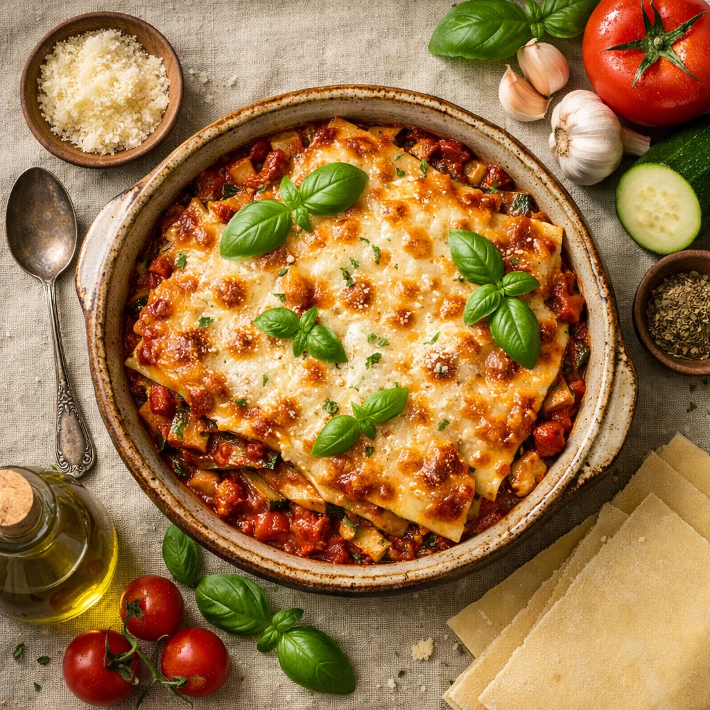 Gezonde Vegetarische Lasagne